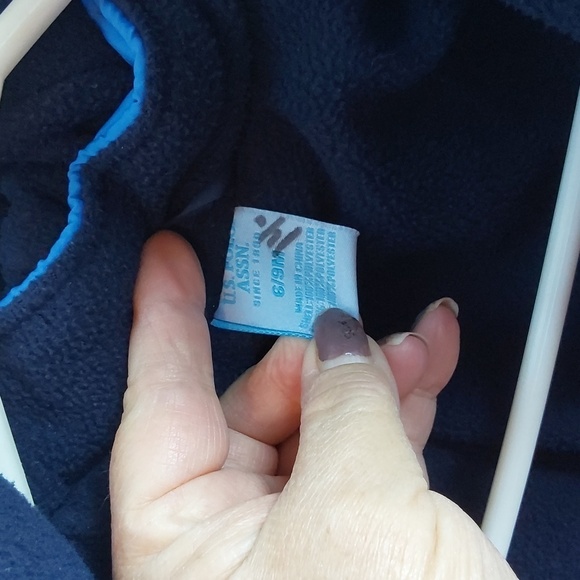 U.S POLO Assn Blue SnowSuit  Logo Designer Baby Sz.6/9 Months - Picture 7 of 8
